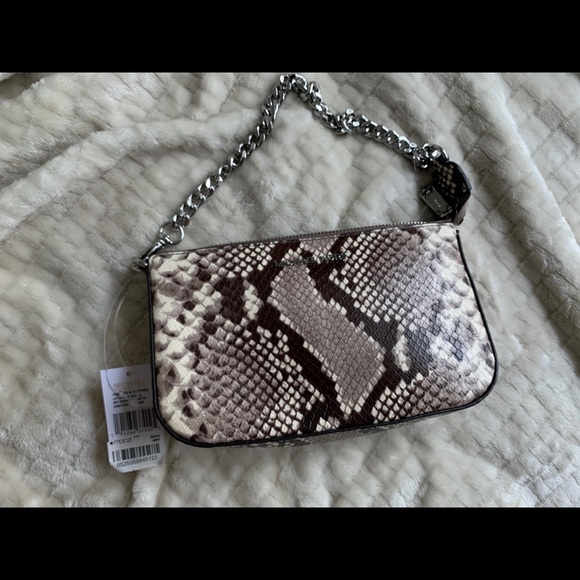 Michael Kors Handbags - NWT Michael Kors Snakeskin shoulder bag